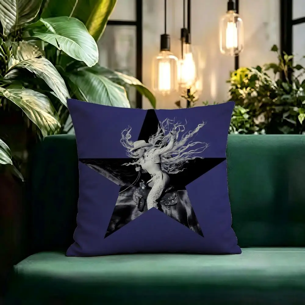 Music B-Beyonce Cushion Cover Linen Pillow Cover Invisible Zipper para Sofa Silla de Oficina