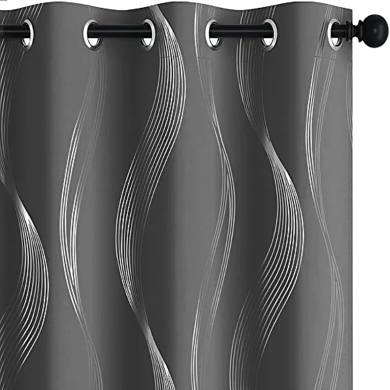 Blackout Curtains & Drapes Thermal Noise Reducing Window Curtains 1 Panel for Living Room Bedroom Children's Room Kitchen