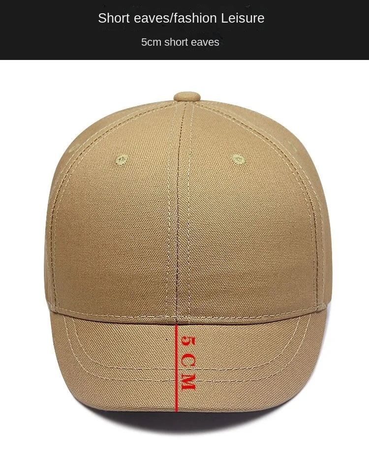 Männer kurze Rechnung Krempe Baseball mützen großer Kopf große Woll mützen männlich plus Größen Filz Leinwand Hysterese nhut 55-60cm 60-65cm – Detail 33