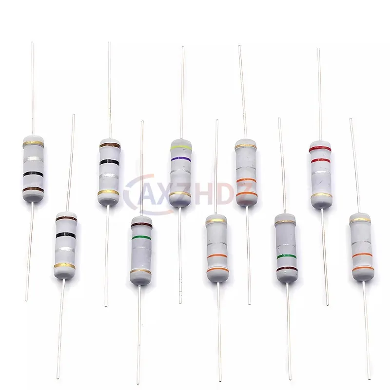 150/300PCS 1W 2W 3W 5W Carbon Film Resistor Assortment Kit 5% Resistance Set 30Kinds 0.1-750 ohm 1K-820K DIY components