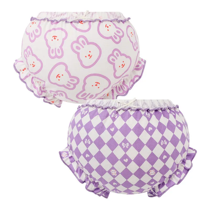 Short d\'été 100% en coton pour bébé, lot de 2 pièces, culotte mignonne Kawaii de dessin animé PP pour enfants de 6 à 24 mois