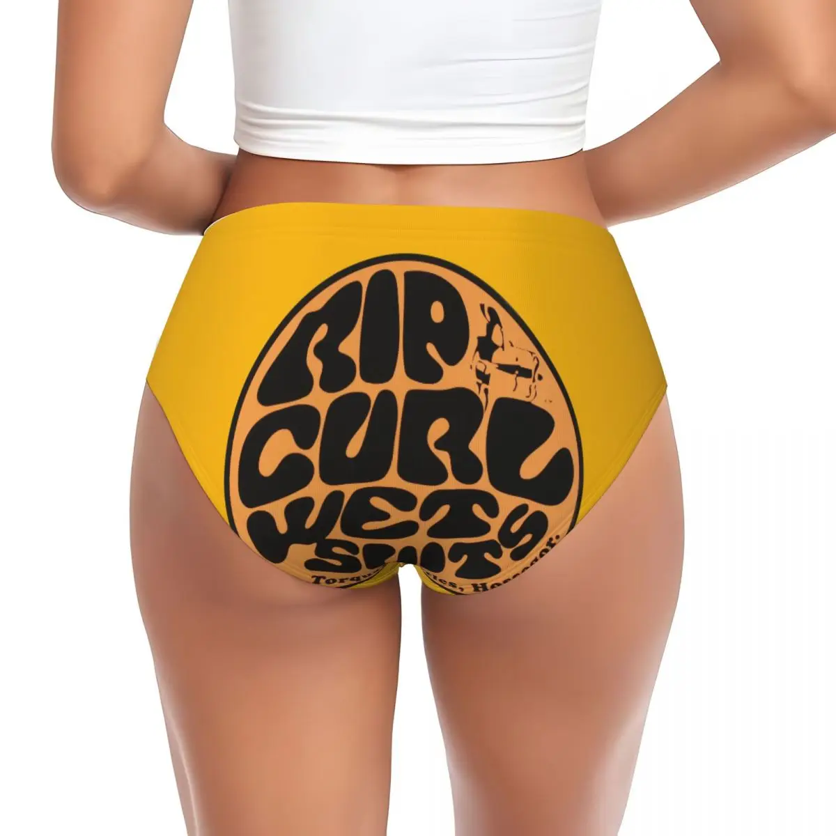 Custom Women R-Rips Curls Logo Panties Underwear Female Comfort Australian Surfing Briefs Underpants