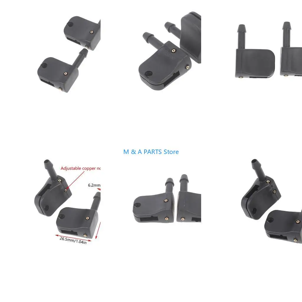 

U1JF 2x Windshield Washer Nozzle For W638