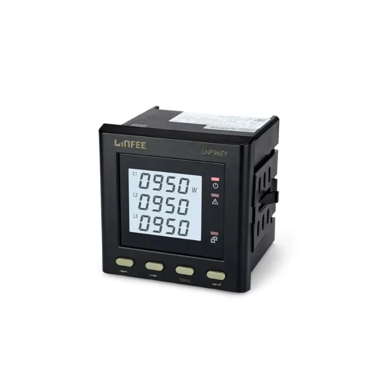 LCD 3 Phase Multi Functional Ammeter Voltmeter Analog Digital Panel Power Meter