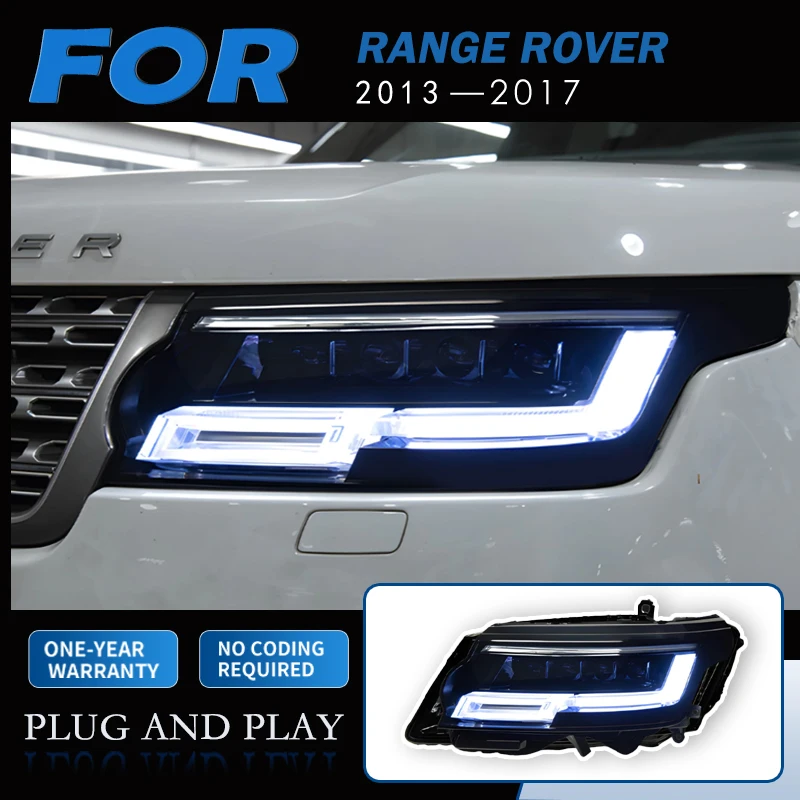 Headlight For Land Rover Range Rover LED Headlights 2013-2017 Head Lamp Car Styling DRL Signal Projector Lens Auto Accessories