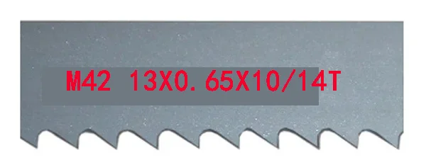5 Stuks Draagbare Bandzaagbladen 1140 Bandzaagblad M42 Bimetaal Metaal Snijden 1140 1638 13 0.65mm 14/18 6 6/10 10/14 14 24TPI