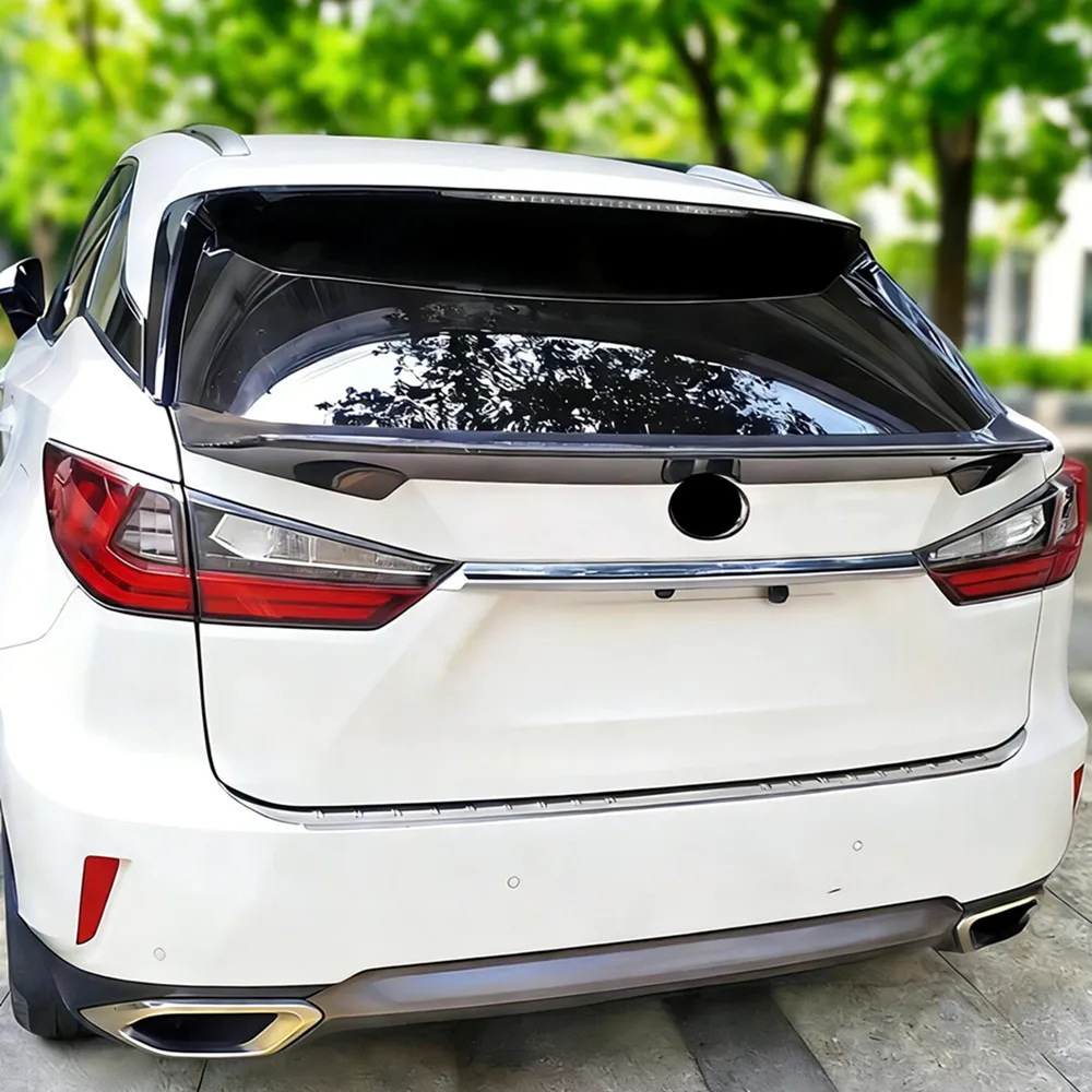Rear Middle Trunk Lip Spoiler Wings For 2016-2022 Lexus RX AL20 RX200t RX300 RX450h Rear Tail Gate Spoiler Car Accessories Part
