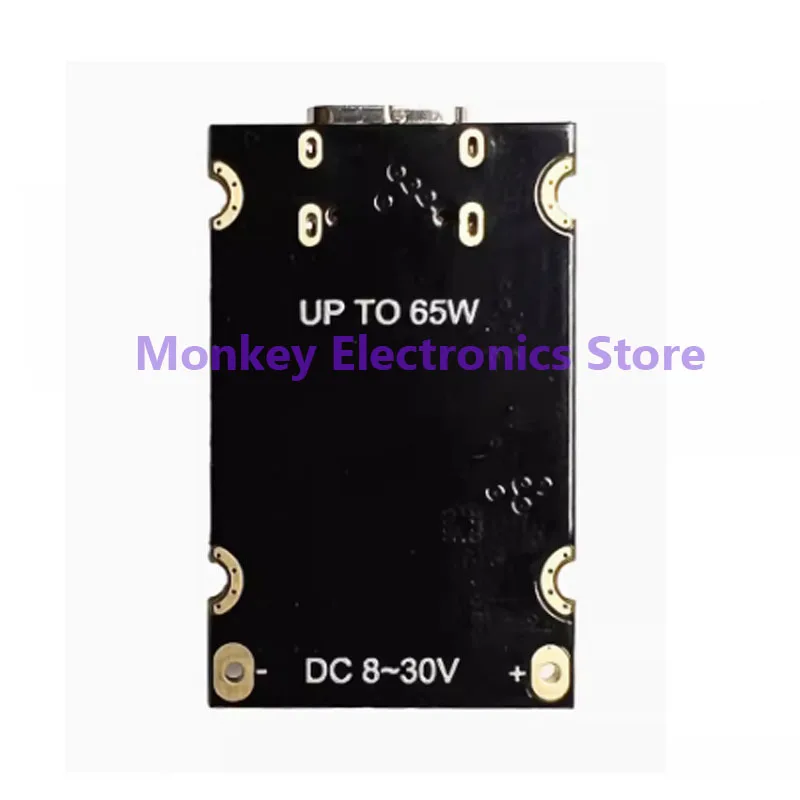 Módulo de carga rápida PD65W, cargador de protocolo completo, interfaz tipo C, PD, QCSCP, PPS