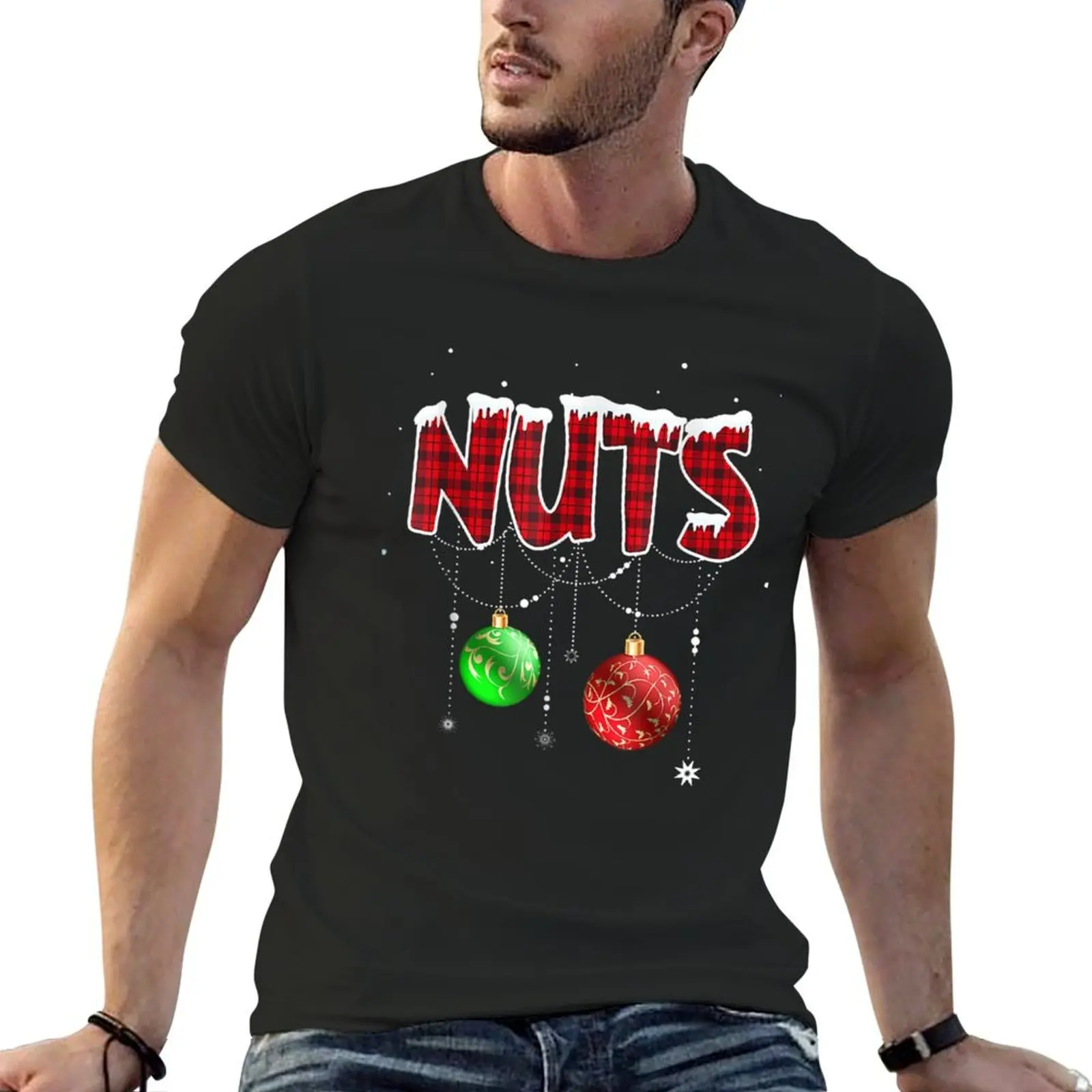 Chest Nuts Matching Chestnuts Funny Christmas Couples Nuts T-Shirt man t shirt shirts graphic tees Blouse t shirts for men pack