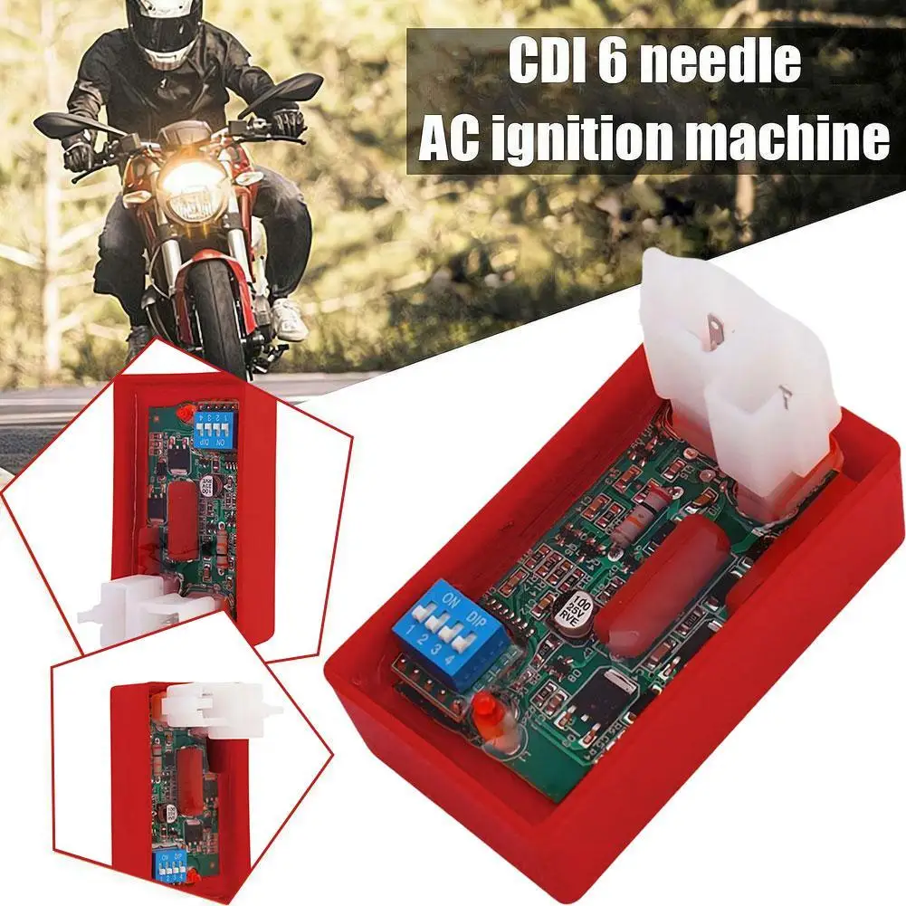 

Programmable CDI For Motorcycle Lgnition 6 Pin AC CDI Racing Box DIP Switch Speed For CG125 CG150 150CC FT CG 150 CGL WY ML 125