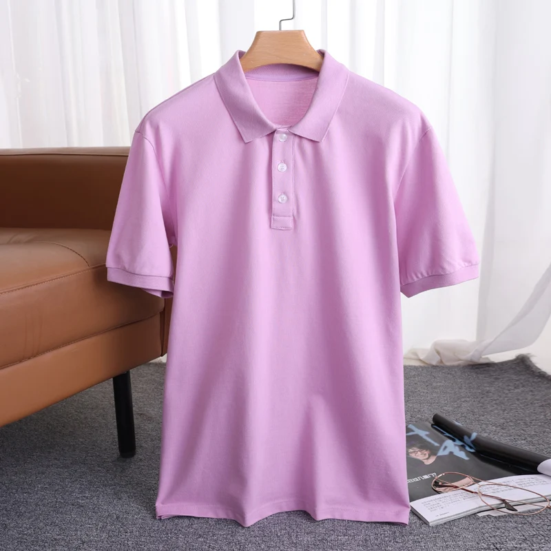 2023 New Summer Men's Cotton Polo Shirt T-shirt Business Casual Comfortable Versatile Successful People's Top Free Of Freight