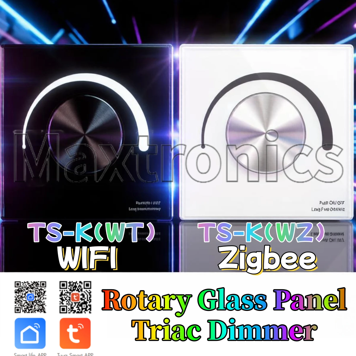Rotary Panel Zigbee /WiFi Triac Dimmer TS-K Tuya Smart APP Cloud Control To Dim and Switch Single Color Dimmable LED Lamps/Strip view 6