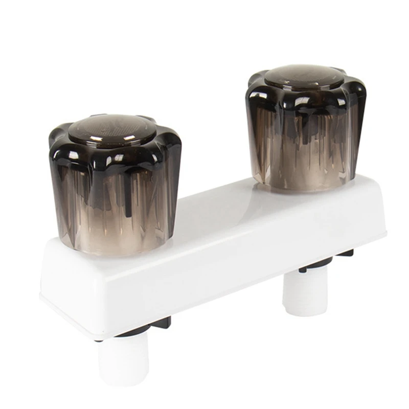 

A19F-RV Shower Faucet Valve Diverter With Dual Knob For Travel Trailer,For Handheld Shower Hose