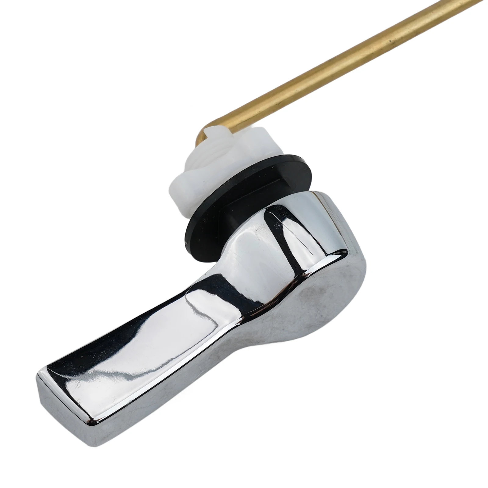 Alignment Flush Handle User Friendly Design Zinc Alloy Chain Easy Installation Sturdy Tank Trip Lever Three Holes