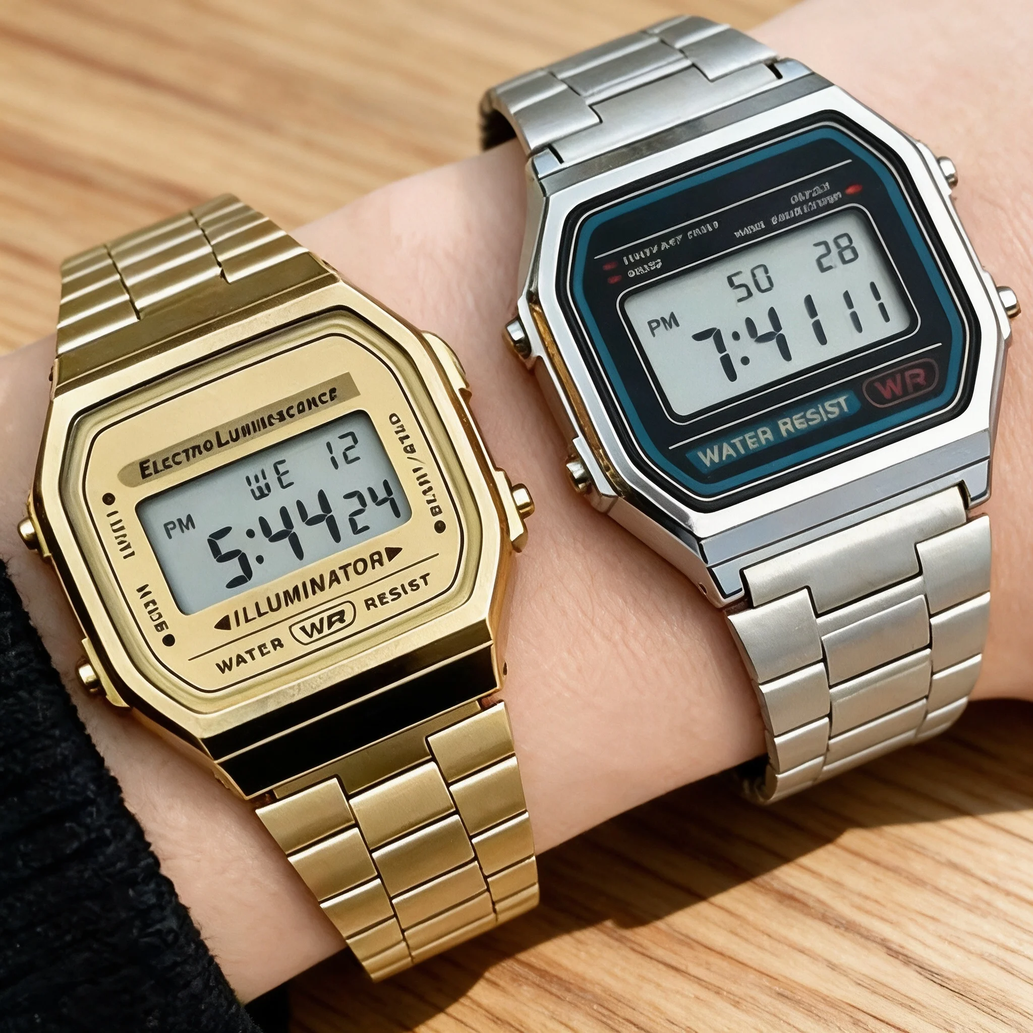 Women'S Fashion Digital Watch - F91W Band Watch Waterproof Retro Digital