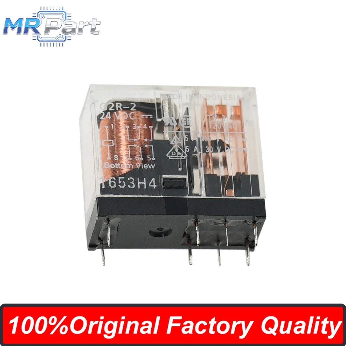 5pieces Original Japan G2R-2 DC12V General-Purpose Power Relay DC5V 24V 5A 250VAC Double Pole Double Throw-Conversion DIP-8Pin