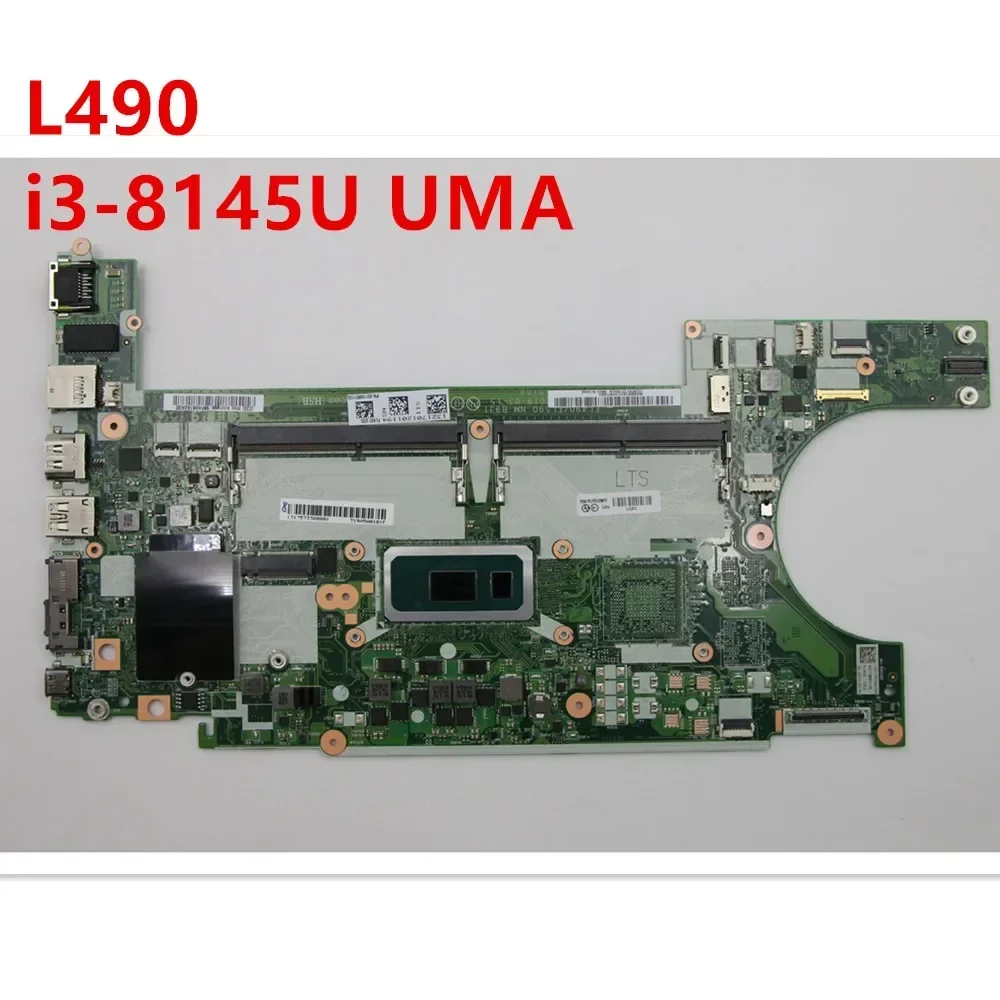 اللوحة الأم لينوفو ثينك باد L490 اللوحة الرئيسية للكمبيوتر المحمول i3-8145U UMA 02DM290 02DM168
