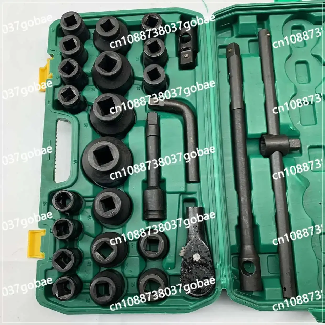 3/4 Heavy Duty 26-piece Sleeve Tool Set Medium Wind Gun Sleeve Head Wrench Hexagonal 12-angle Large Model Pneumatic