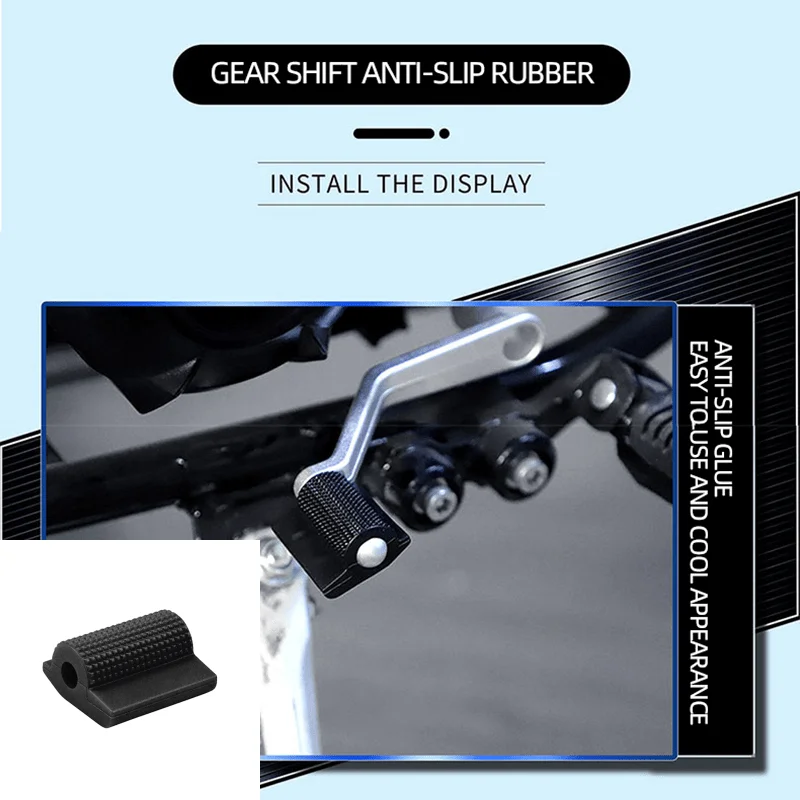 

Motorcycle shift Pedal Rubber Cover Anti-skid Foot Peg Toe Gel Universal Accessories for Honda Kawasaki Yamaha Motor Accessories