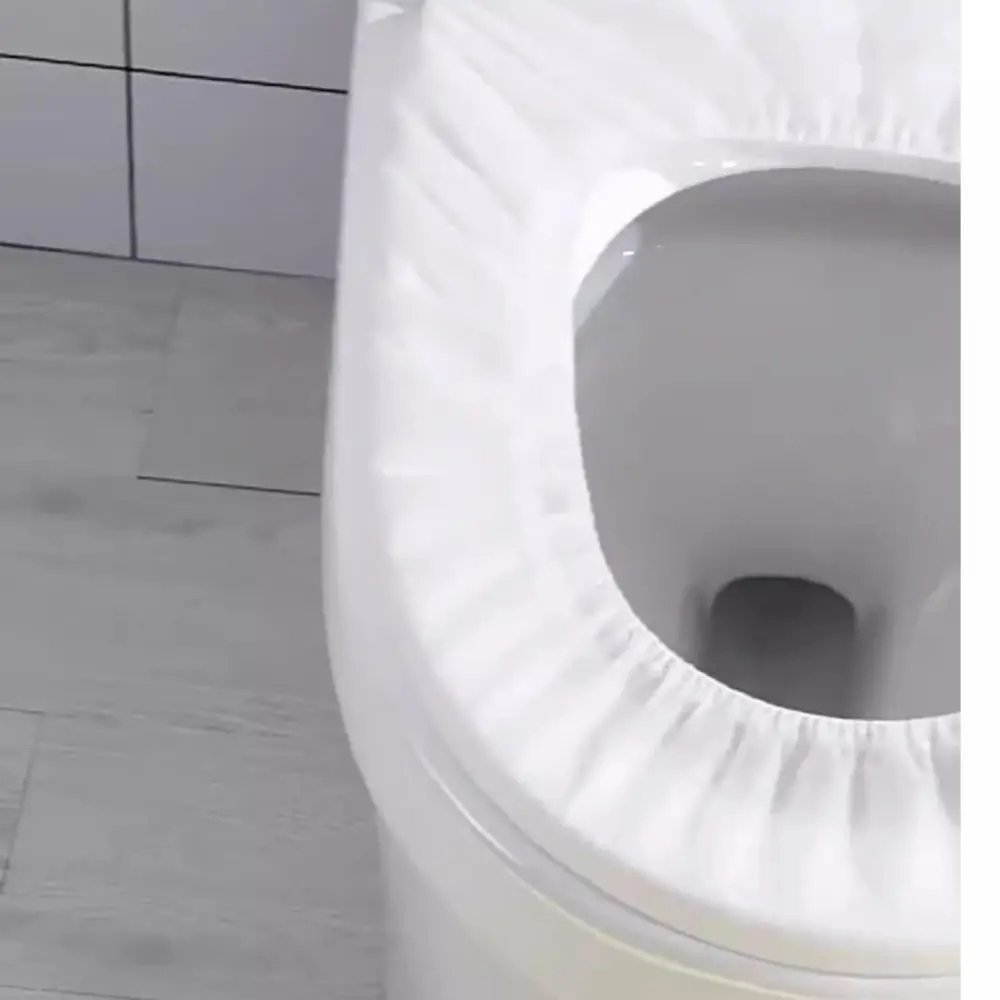Disposable Toilet Seat Cover Portable Non Woven Sanitary Mat Waterproof Travel Liner Thickened Hygiene Pad For Public Bathroom