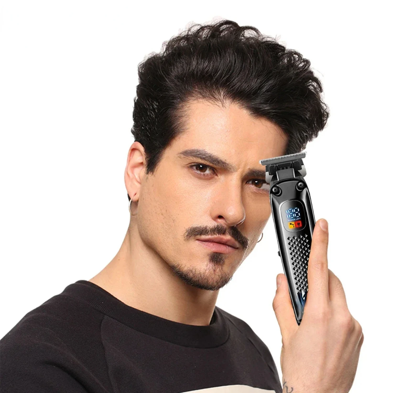 New High-Performance Lightweight Cordless Hair Clipper Trimmer for Men - V-972: Enhanced Professional Precision Barber Haircut M