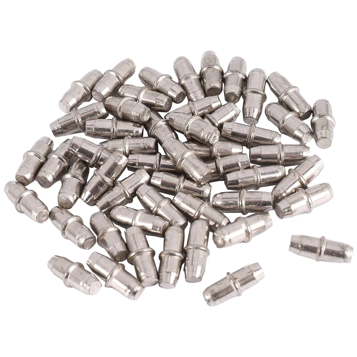 Suporte de hardware para baú de móveis, pinos de prateleira, suporta 5mm, 50 peças