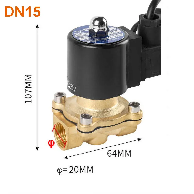 Detalhe 4 de Válvula solenoide 1/2'' Água e vapor