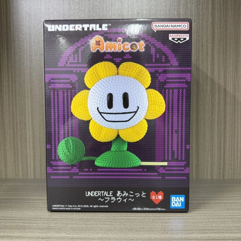 Op voorraad Banpresto Anime Undertale Flowey PVC Origineel Bandai Actiefiguur Model Speelgoed Collectie Verjaardag Geschenk in doos DT