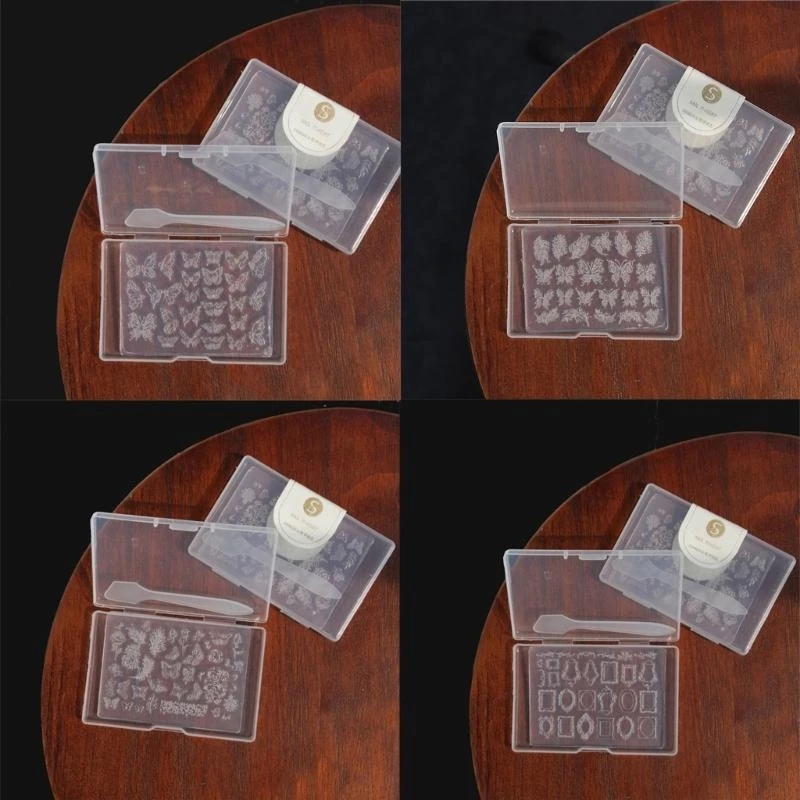 

Versatile Art Mold for DIY Decorations Art Decorations Nails DIY Silicone Templates Nails Art Mold