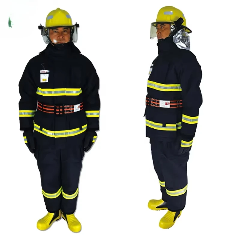 Aramid Fire Protection Flame proof wholesale Fire retardant Firefighter Suits fire fighting suits fireman suits