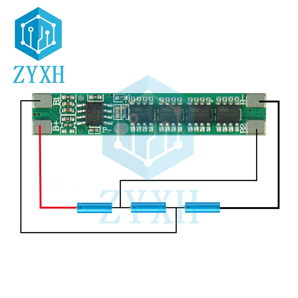 

BMS 3S 8A 11,1 V литий-ионные аккумуляторные блоки, зарядная плата, защита от перезаряда общего порта с никелевым ремнем для внешнего аккумулятора