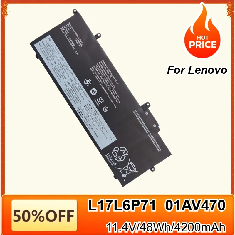 SWZY New L17L6P71 01AV470 L17C6P71 Laptop Battery for Lenovo ThinkPad X280 A285 Series  SB10K97619  01AV471 L17M6P71 SB10K97617