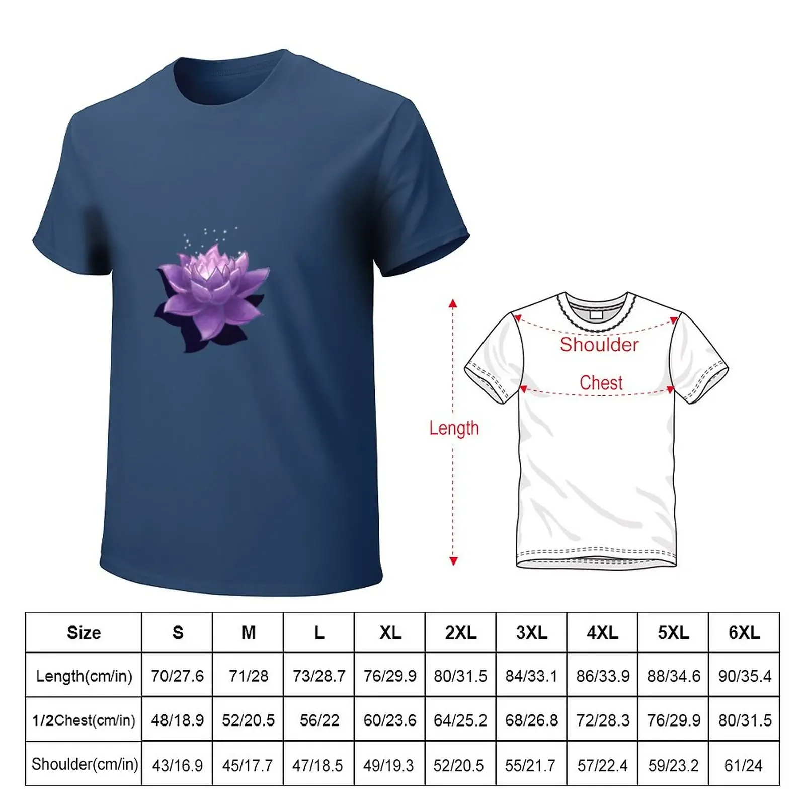 Awakened Lotus Flower T-Shirt plain tees animal prinfor boys T-shirts for men cotton