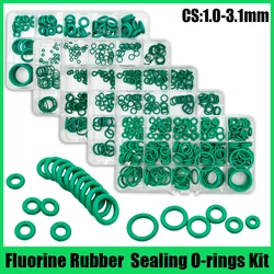 Fluorine Rubber O-ring FKM Seal Ring CS1.0-3.1mm Fluoro-oxygen ORing Seal Washer Gasket Ring Corrosion-resistant Heat Wearable