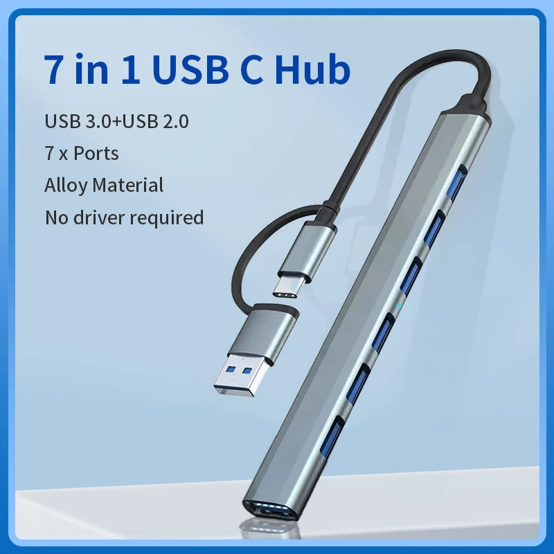 7 In 1 Usb C Hub 3.… - image