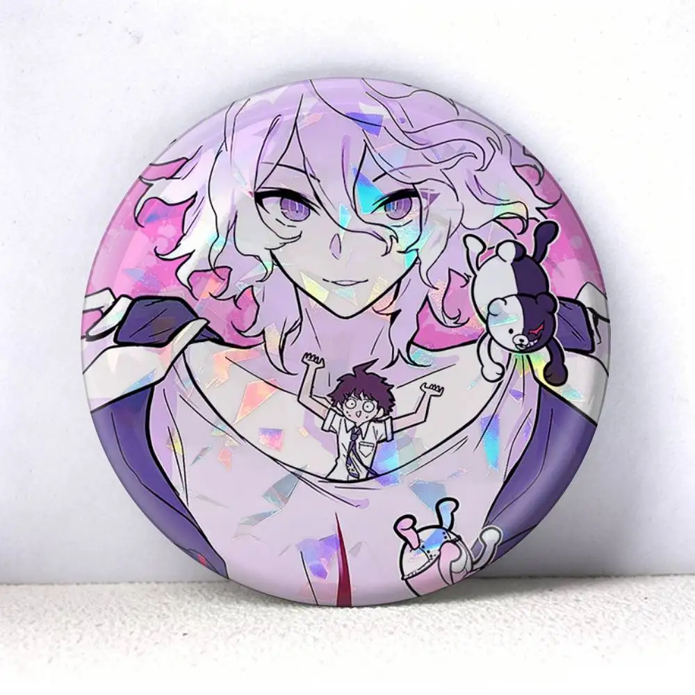 Nagito Komaeda Danganronpa   75mm 44mm 25mm Accessories Toys Badge Brooch Backpack Hat Pins