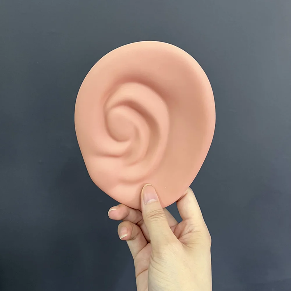 Jumbo Ear Surprise (Pair) Magic Tricks Fake Rubber Ears Accessories for Professional Magicians Clowns Comdey Stage Street Props