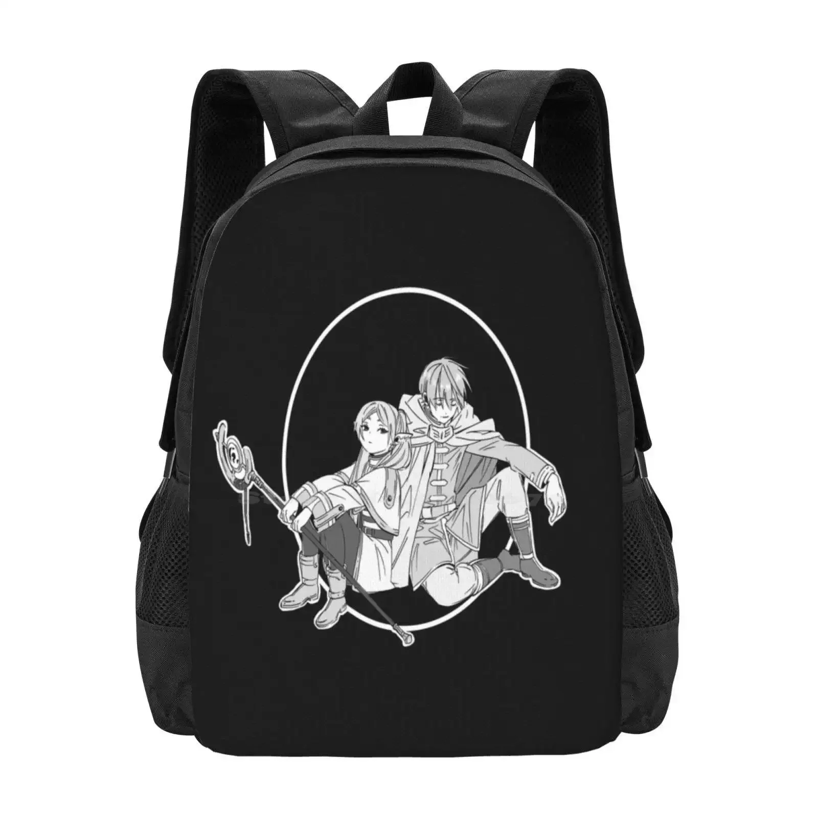 

Sousou No Frieren Hot Sale Schoolbag Backpack Fashion Bags Sousou No Frieren Manga Fantasy Isekai Elf Himmel Waifu Anime Mage