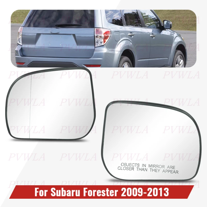 Heated Lens For Subaru Forester 2009 2010 2011 2012 2013 LHD Rearview Mirror Glass Car Accessories 91039SC030 91039SC000