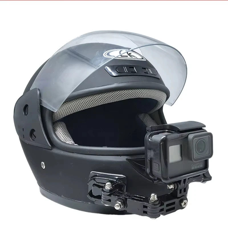 2026 Motorcycle Helmet Mount Curved Adhesive Arm For Gopro Hero 8 7 6 5 4 3 SJCAM sj4000 For XiaoYi 4K Action Camera Accessories view 4