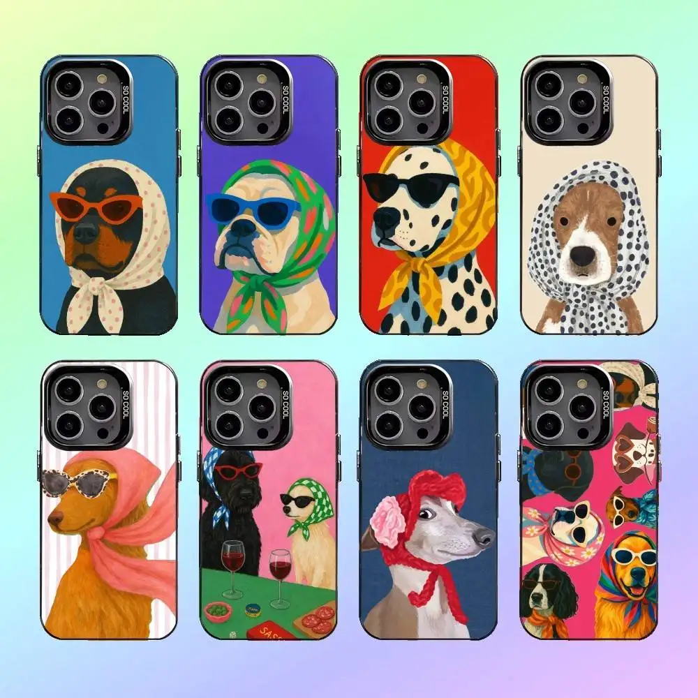 

Devil Bad b-Boy Phone Case For iPhone17,16,15,14,13,12,11 Plus,Pro Max Colorful Silver Back Phone Case