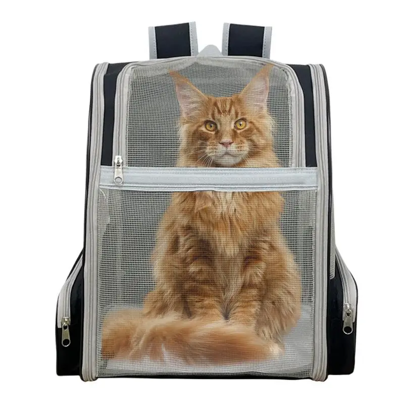 

Backpack Cat Carrier Pet Backpack With Large-Caliber Portable Pet Supplies With With Non-slip Bottom Plate For Small Medium