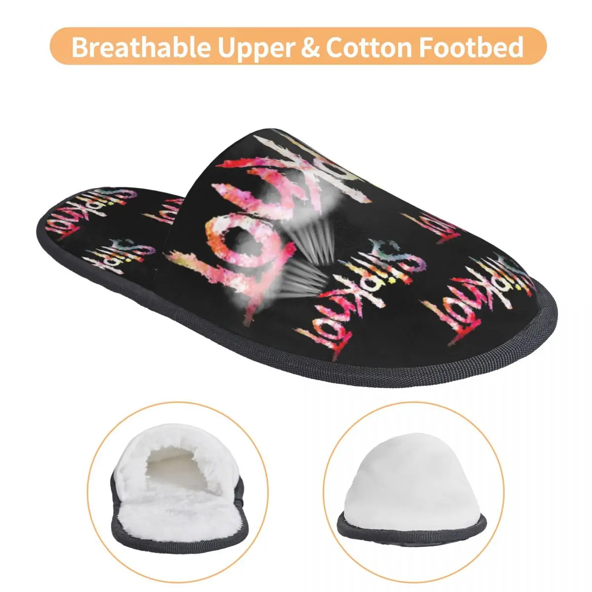 Kids Favorite Music Photorealistic Slipknots Product Men Women Furry slippers Warm pantoufle homme Home slippers