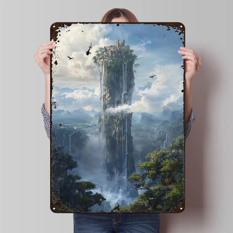 Металлический плакат Dragonstone Citadel, аксессуары для кофейни, металлические жестяные вывески на заказ для настенного художественного украшения, вещи для дизайна комнаты