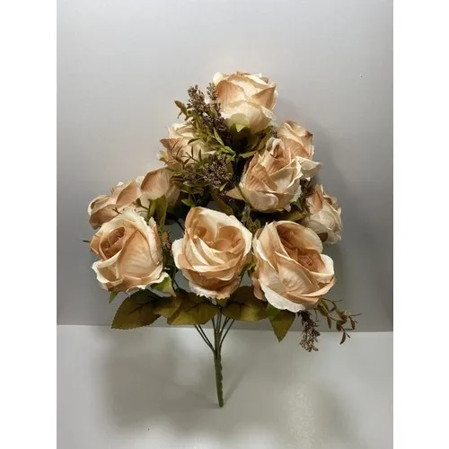 Artificial Pot Brown Rose Bundle Artificial Flower