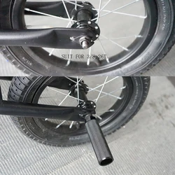 1pcs Alloy Foot Stunt Peg For BMX Bike Fit 3 8 Inch Axles Bike Pegs Anti Skid Lead Foot Rest Pegs Bicycle Accessories