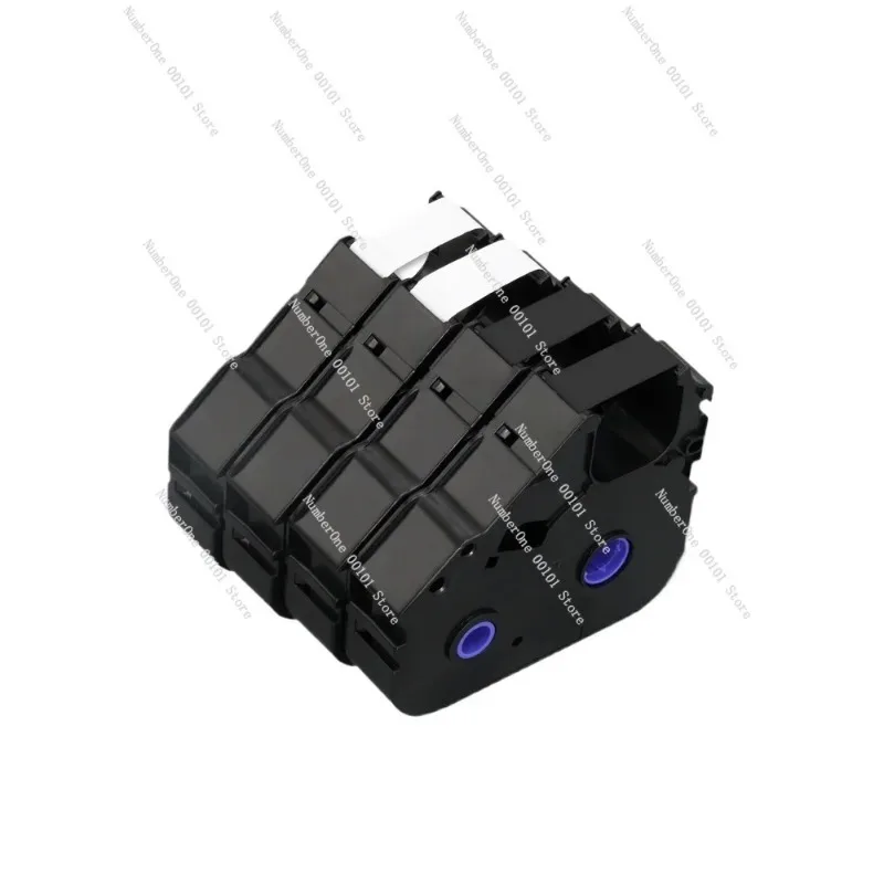 Replacement Color Ribbon Cassette for Line Printer, Compatible with PT-R80B PT-R80R PT-10BK Coding Machine