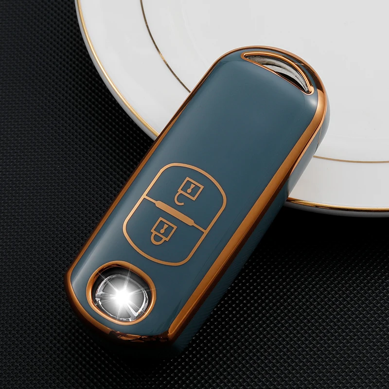 New Tpu Car Remote Key Case Cover for Mazda 2 3 6 Atenza Axela Demio CX-5 CX5 CX-3 CX7 CX-9 2015 2016 2017 2018 2019 Accessories