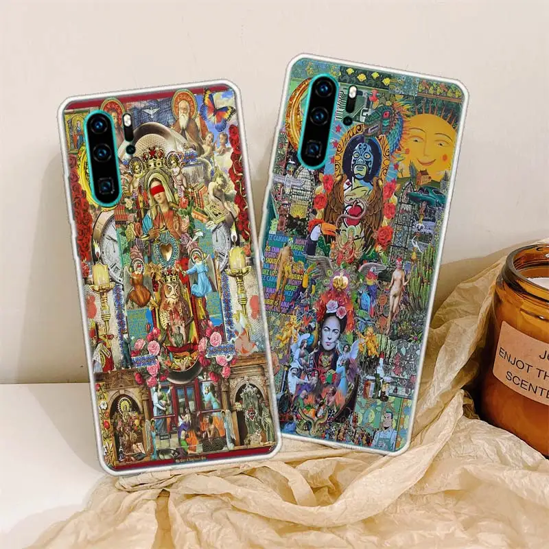 Complex picture digital collage Phone Case For Huawei P50 Pro P40 P30 Lite P20 P10 Coque Mate 10 Lite 20 30 40 Pro Cover Capa Sh