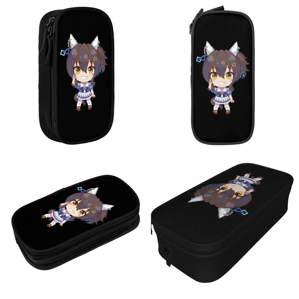 Anime Uma Musume Pretty Derby Pencil Case Pencilcases Pen Large Storage Pencil Bags School Supplies Cosmetic Stationery